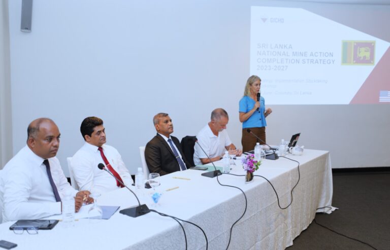 Workshop on the Sri Lanka National Mine Action Completion Strategy (2023–2027)